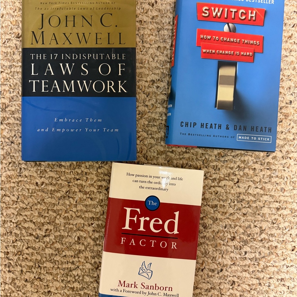 Set of Three Motivational Books